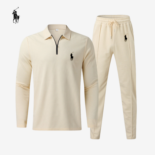 Valen RL™ | Textured Summer Set – T-Shirt & Shorts for Men