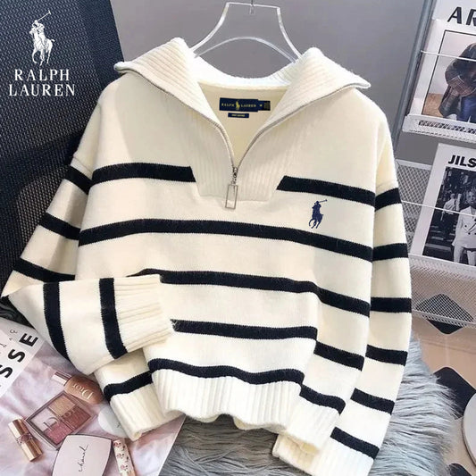 Hendrix™ RL | Striped Zip-Neck Jumper – Special Offer