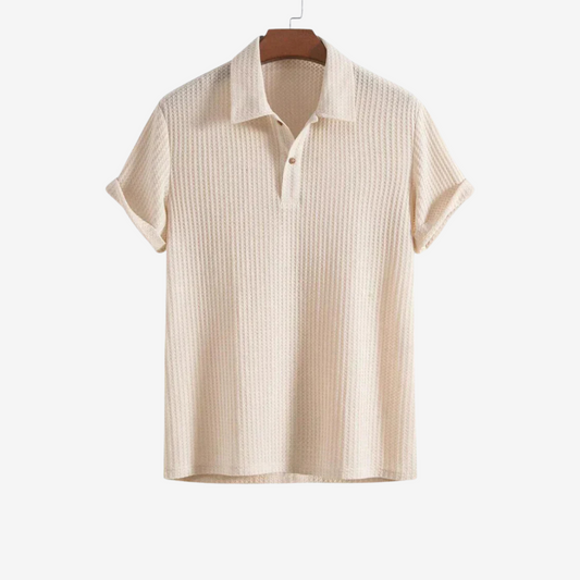 Elvric™ | Textured Polo with Casual and Elegant Style