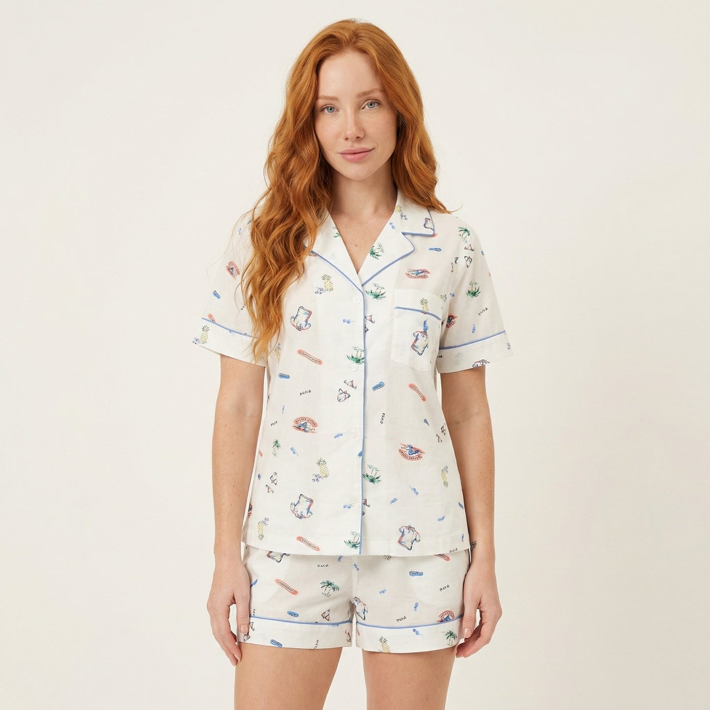 Soft Dream | Ensemble Nuit Satiné – Chemise & Short
