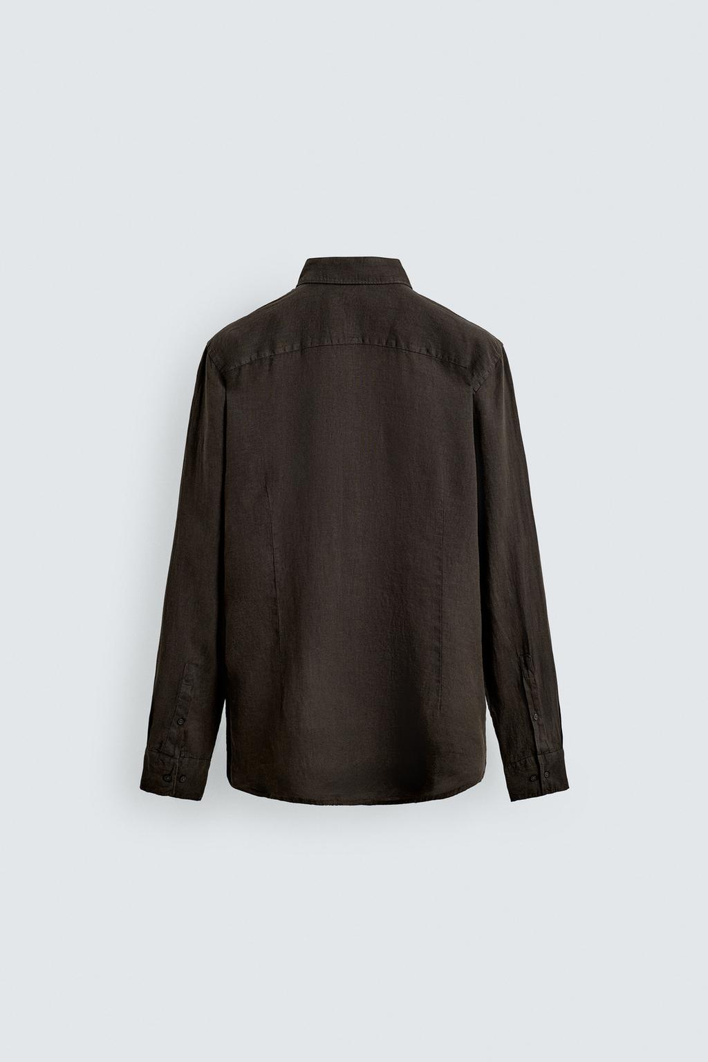LINEN REGULAR FIT SHIRT