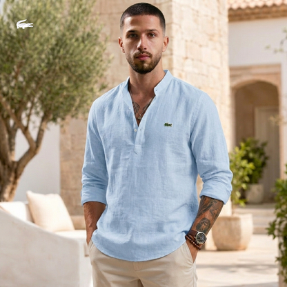 Arden LC™ | Linen Henley Shirt