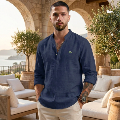 Arden LC™ | Linen Henley Shirt