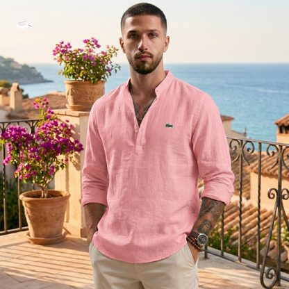 Arden LC™ | Linen Henley Shirt
