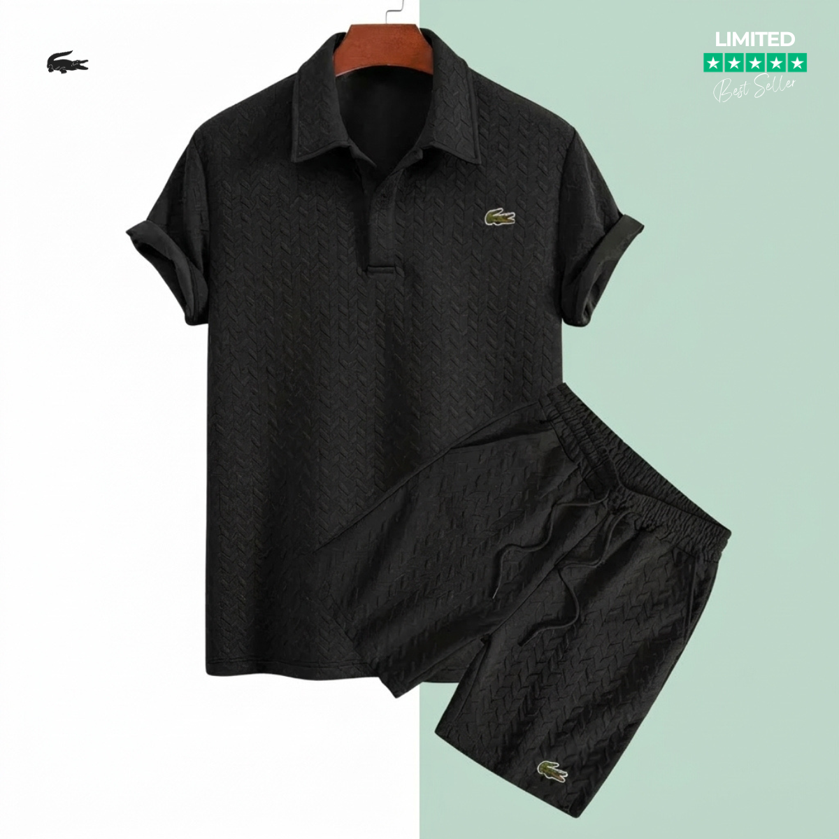 Riviera LC – Textured Polo Set