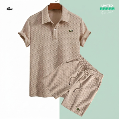 Riviera LC – Textured Polo Set