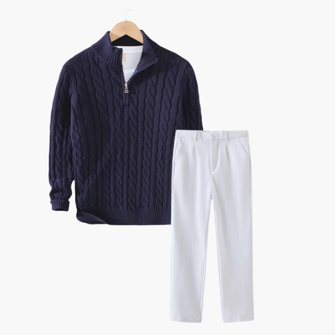 Polo Brunch™ | Autumn Outfit Set – Polo & Pants