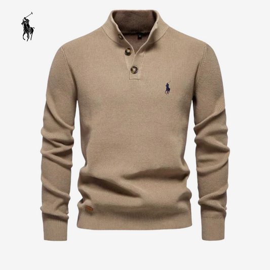 Edran RL™ | Classic Button-Up Knit Sweater