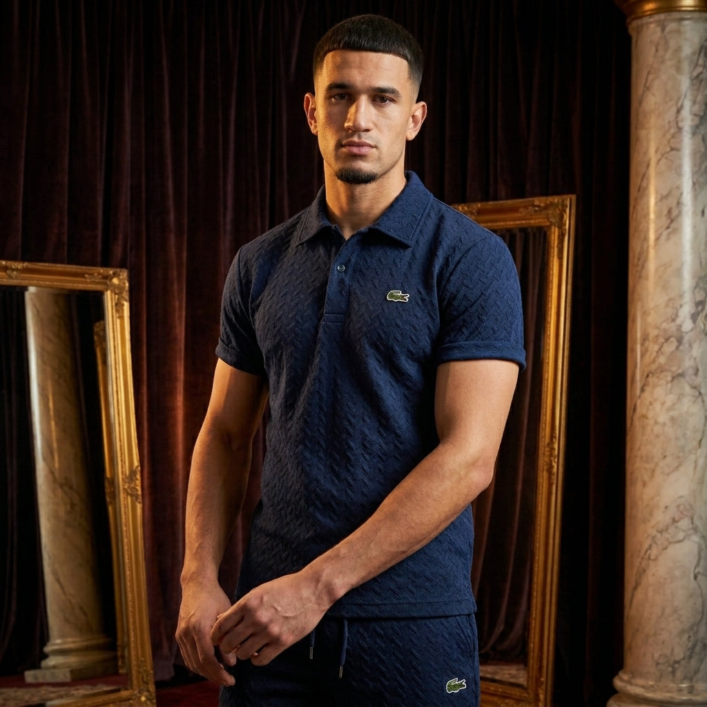 Riviera LC – Textured Polo Set